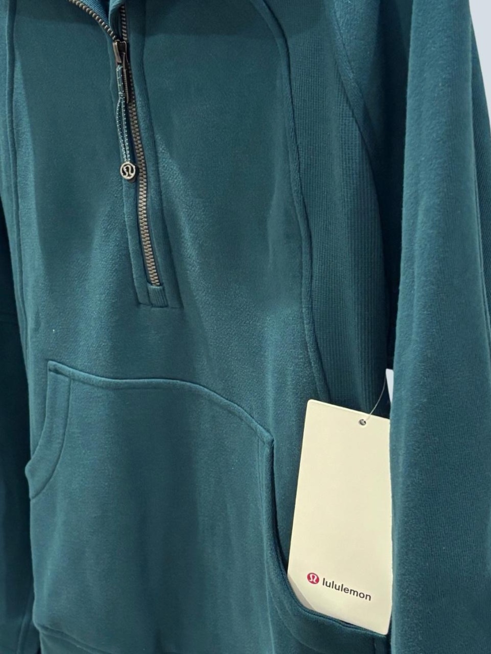 NWT Lululemon Storm Teal Scuba Jacket (XS/S) - Picture 2 of 4
